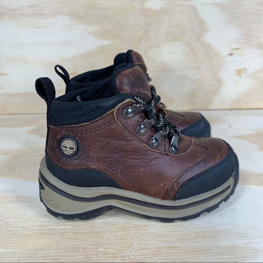 Timberland Toddler Leather Lace Up Boots size 5